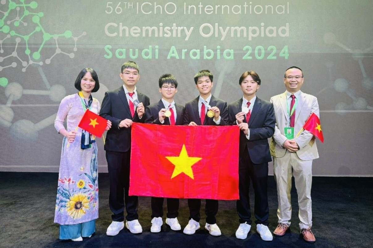 Học sinh trường THPT Chuyên Bắc Ninh đoạt Huy chương Vàng tại Kỳ thi Olympic Hóa học quốc tế (ICHO) năm 2024