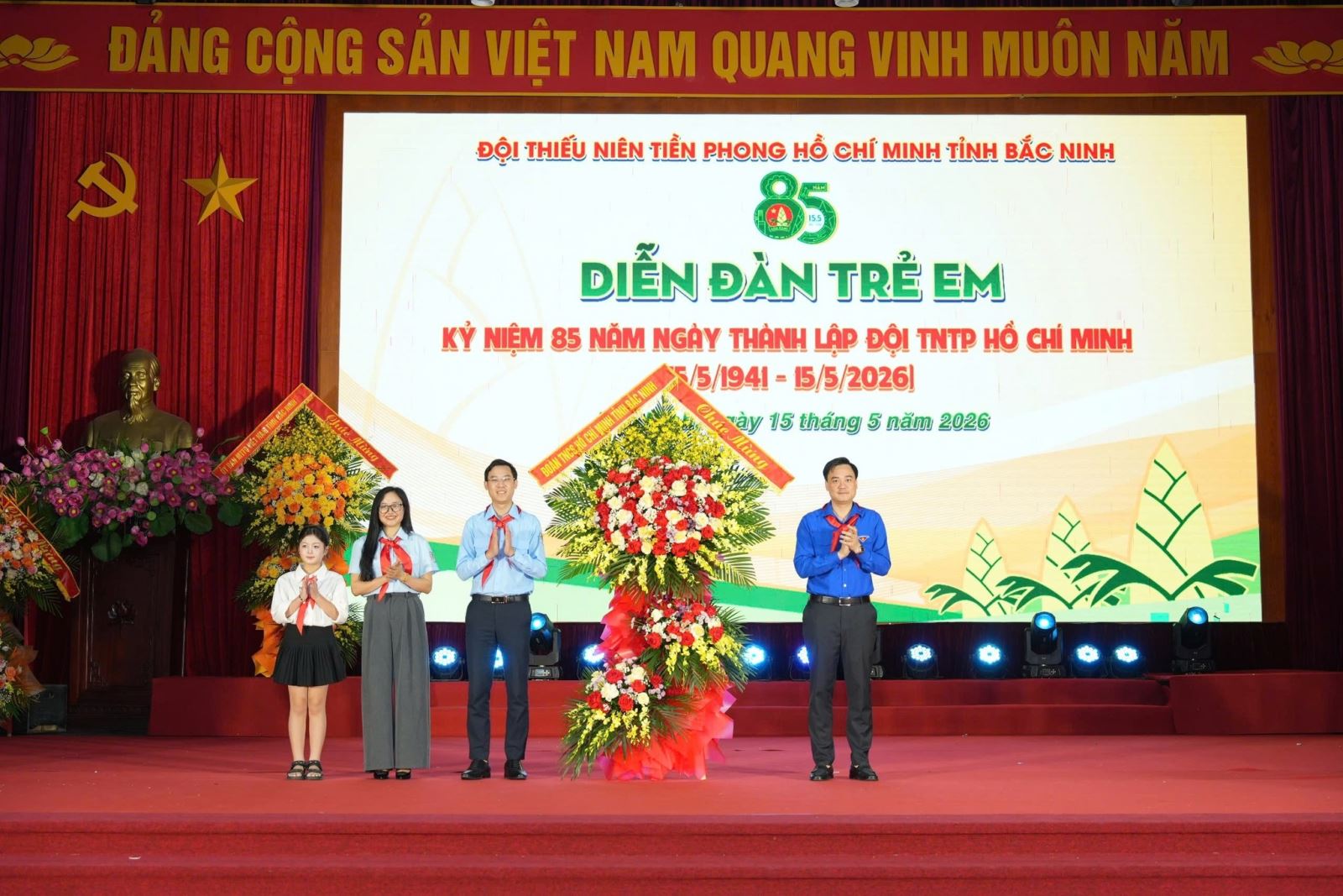 Dấu ấn rực rỡ Chương trình Kỷ niệm 85 năm Ngày thành lập Đội TNTP Hồ Chí Minh