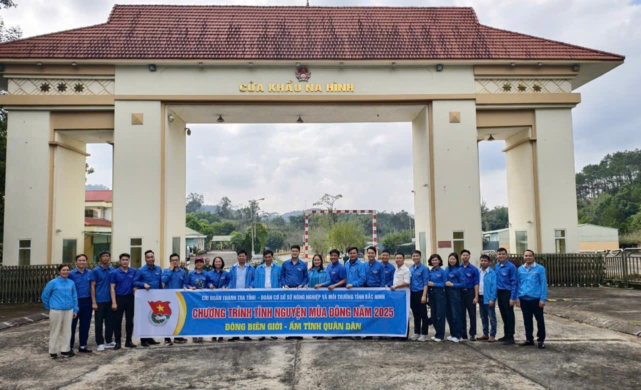 Tuổi trẻ Chi đoàn Thanh tra tỉnh Bắc Ninh phát huy tinh thần xung kích, tình nguyện, chung tay vì an ninh xã hội và bảo vệ biên cương trong chương trình "Tình nguyện mùa đông" năm 2025