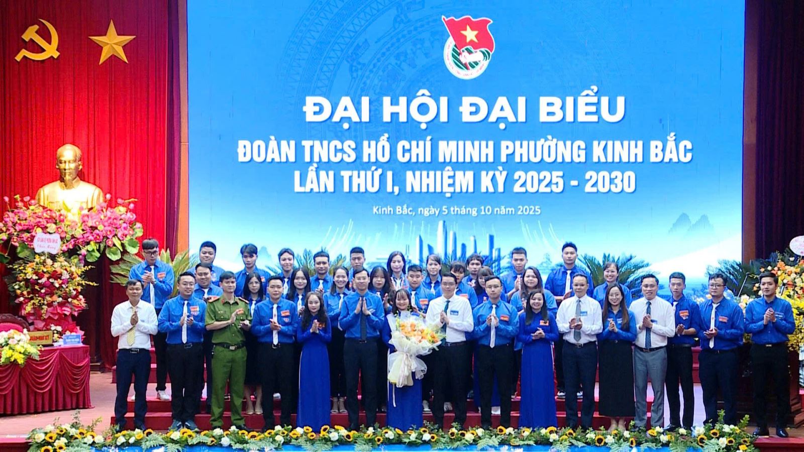 Đại hội Đoàn TNCS Hồ Chí Minh phường Kinh Bắc lần thứ I, nhiệm kỳ 2025 – 2030 thành công tốt đẹp