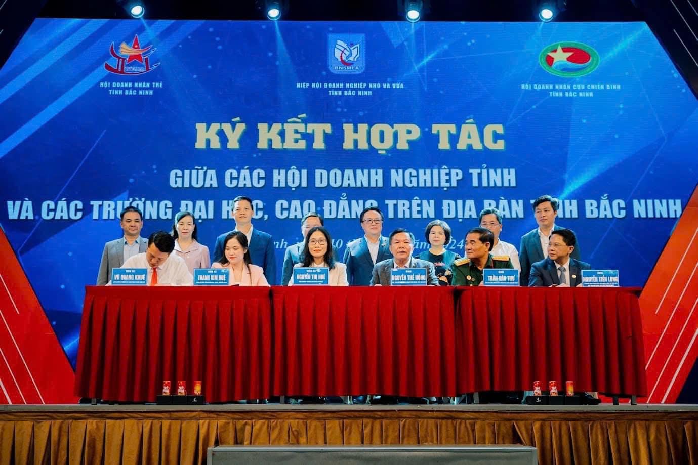 Ký kết hợp tác giữa Hội Doanh nghiệp tỉnh và các trường Đại học, Cao đẳng trên địa bàn tỉnh Bắc Ninh