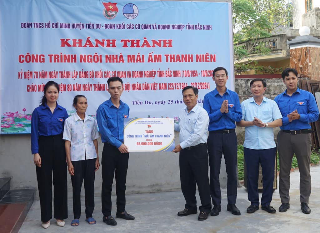 Khánh thành “Mái ấm thanh niên” tại huyện Tiên Du