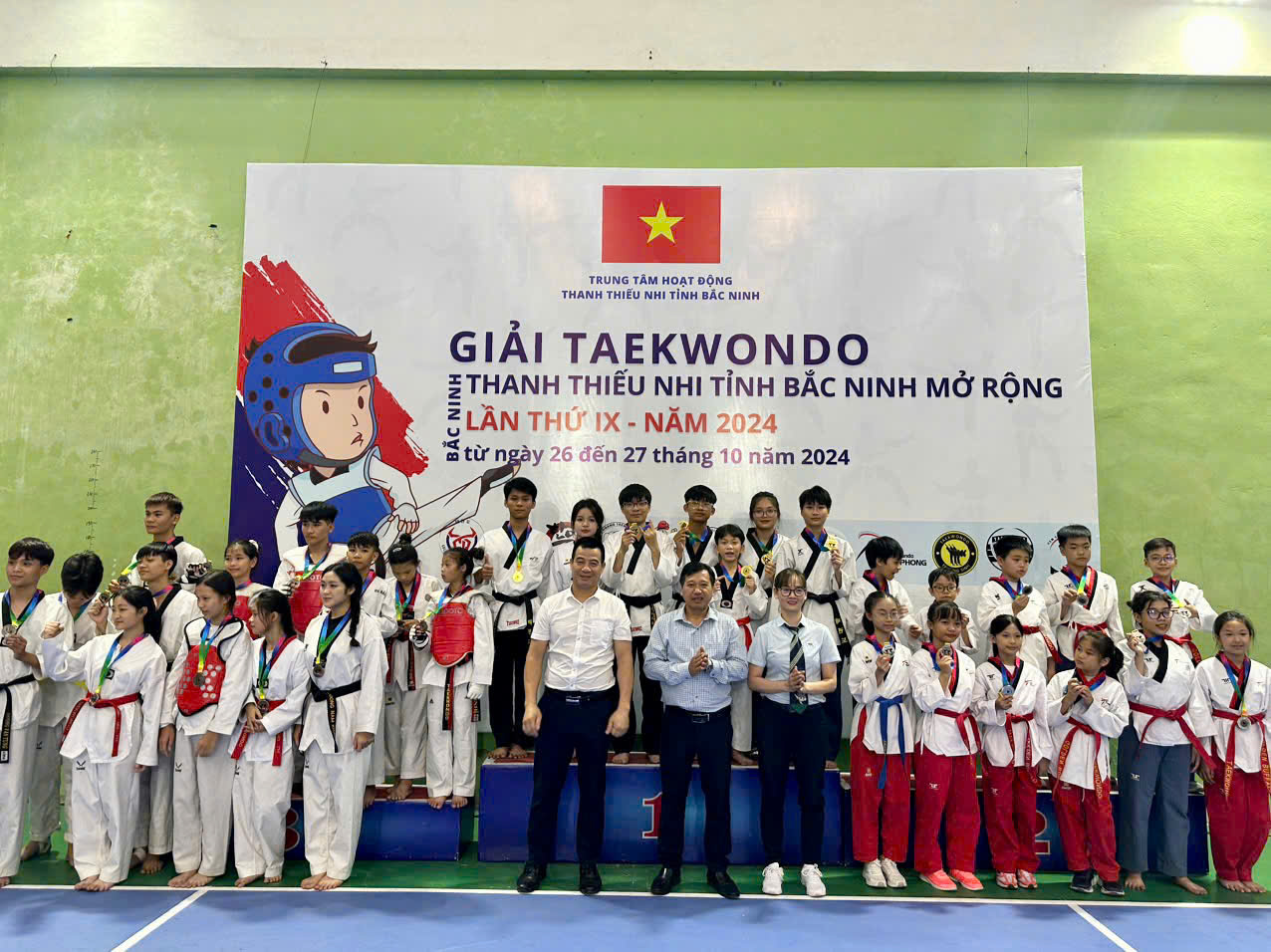 Trung tâm Hoạt động thanh thiếu nhi tỉnh tổ chức Giải Taekwondo thanh thiếu nhi tỉnh Bắc Ninh mở rộng lần thứ IX - năm 2024.