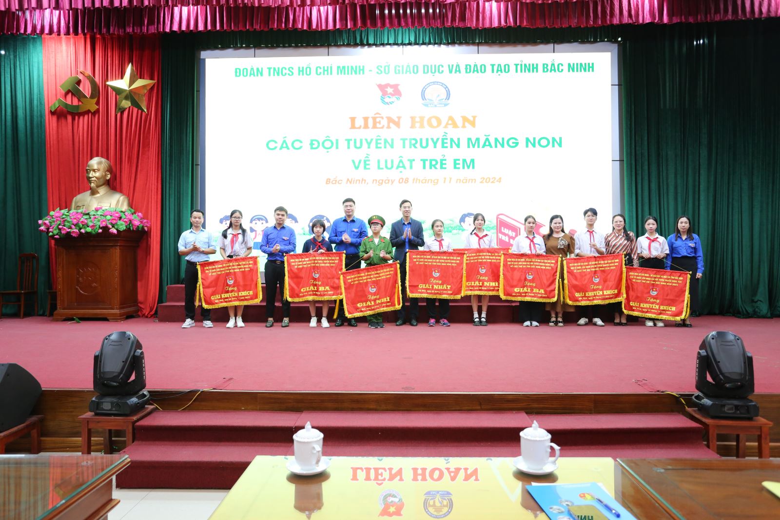 Liên hoan các Đội tuyên truyền măng non về Luật trẻ em tỉnh Bắc Ninh năm 2024