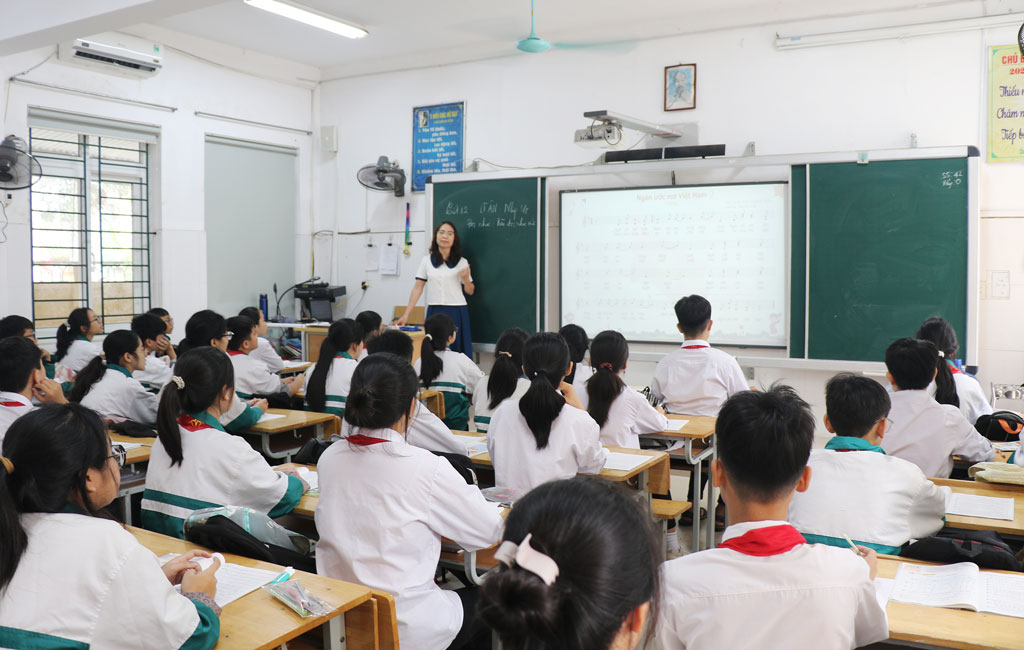 Học và làm theo Bác ở Trường THCS Tam Sơn