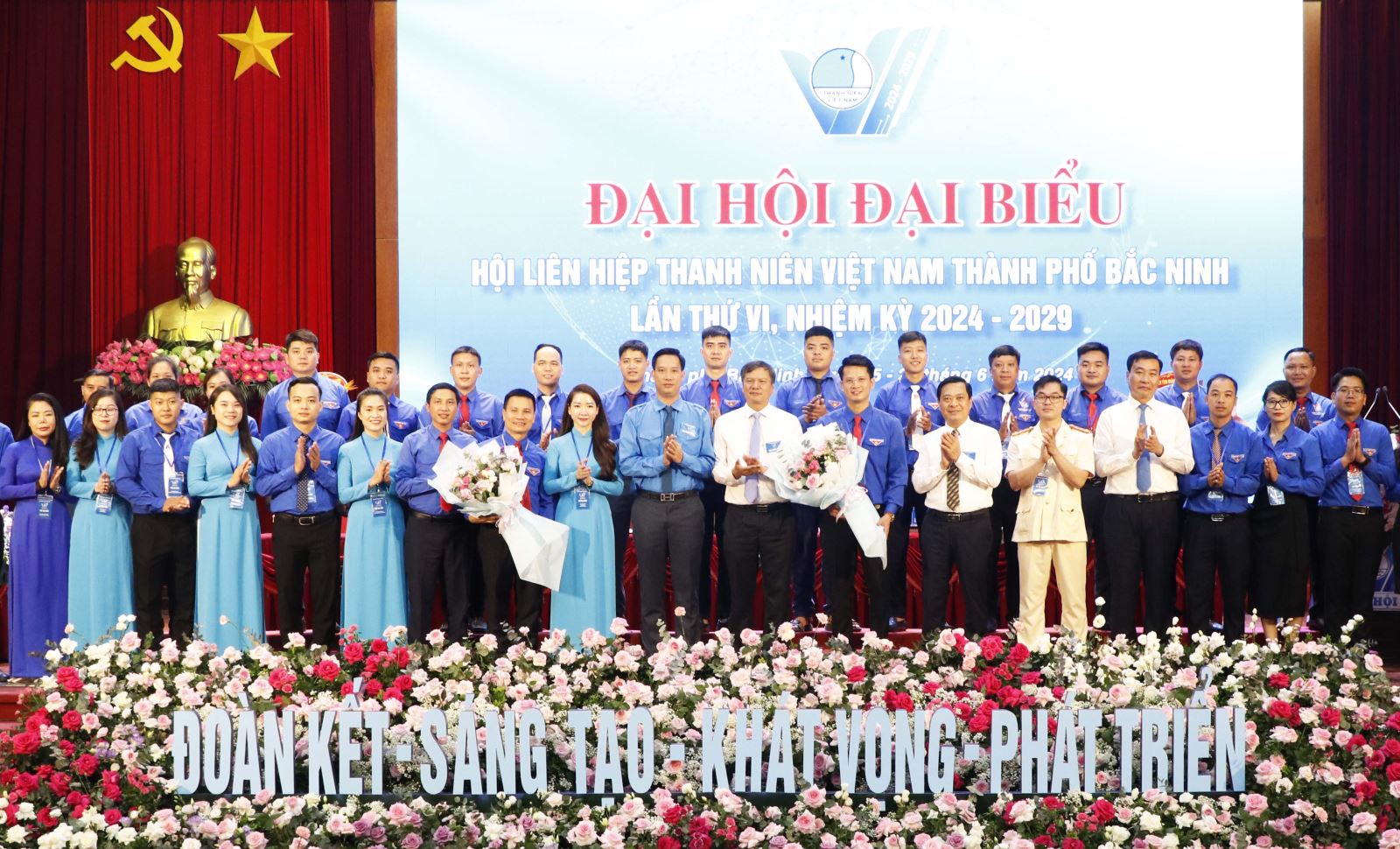 Đại hội Hội Liên hiệp Thanh niên thành phố Bắc Ninh: “Đoàn kết - Sáng tạo - Khát vọng - Phát triển”