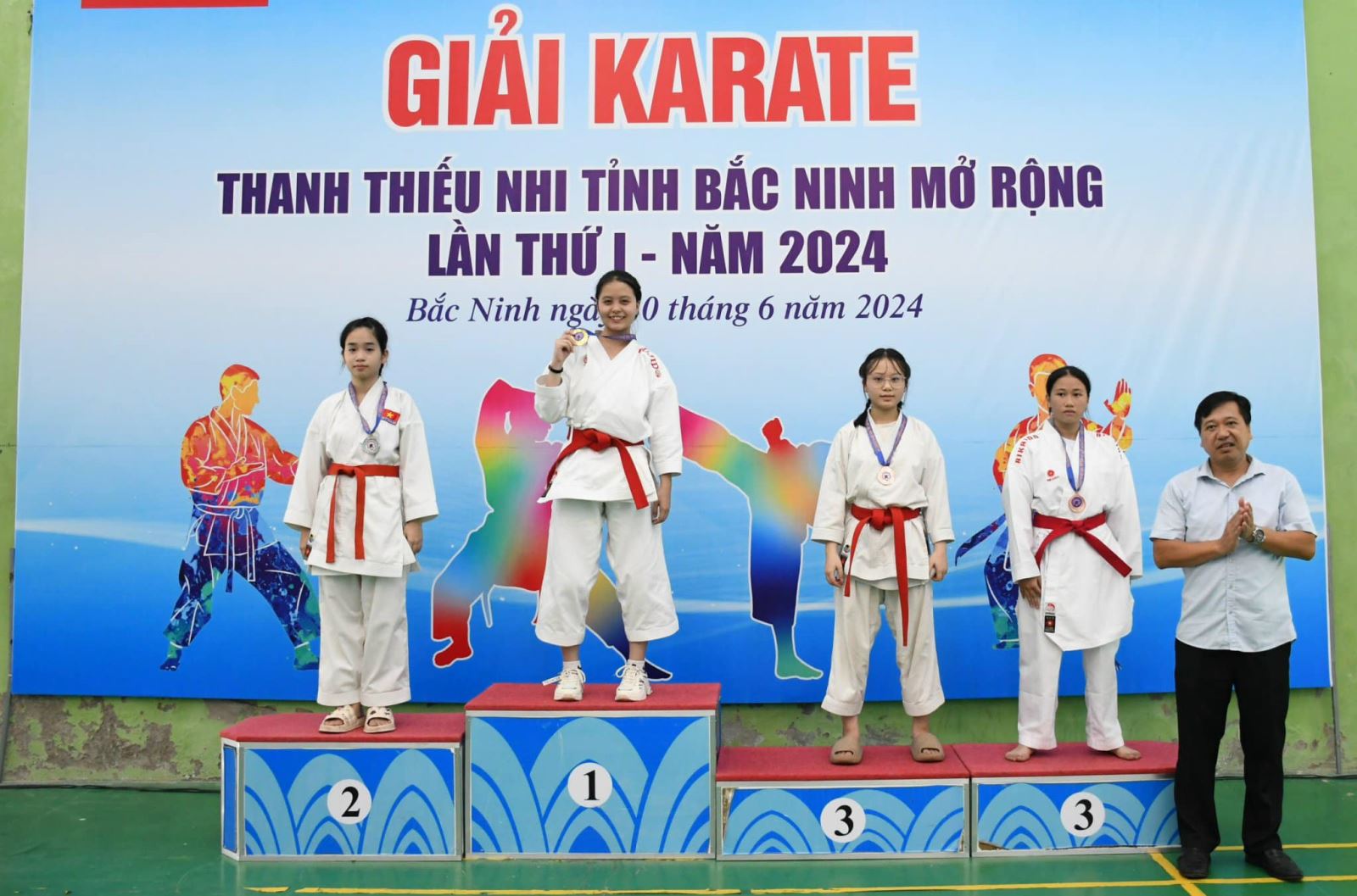 Giải Karate Thanh thiếu nhi tỉnh Bắc Ninh mở rộng lần thứ I - năm 2024