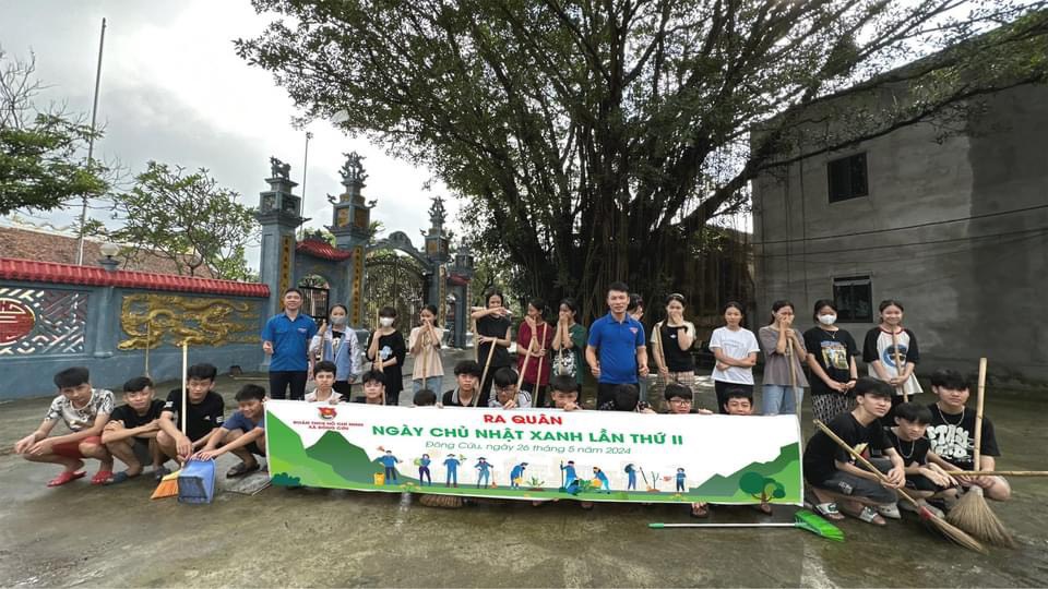 Tuổi trẻ Bắc Ninh với phong trào “Ngày Chủ nhật xanh”