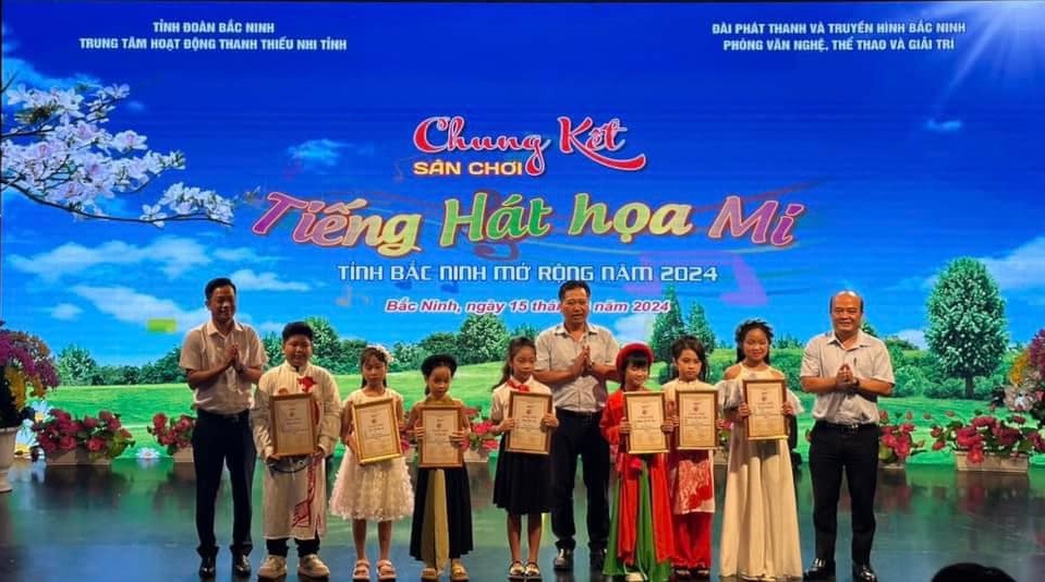 Chung kết sân chơi "Tiếng hát Hoạ mi" tỉnh Bắc Ninh mở rộng năm 2024